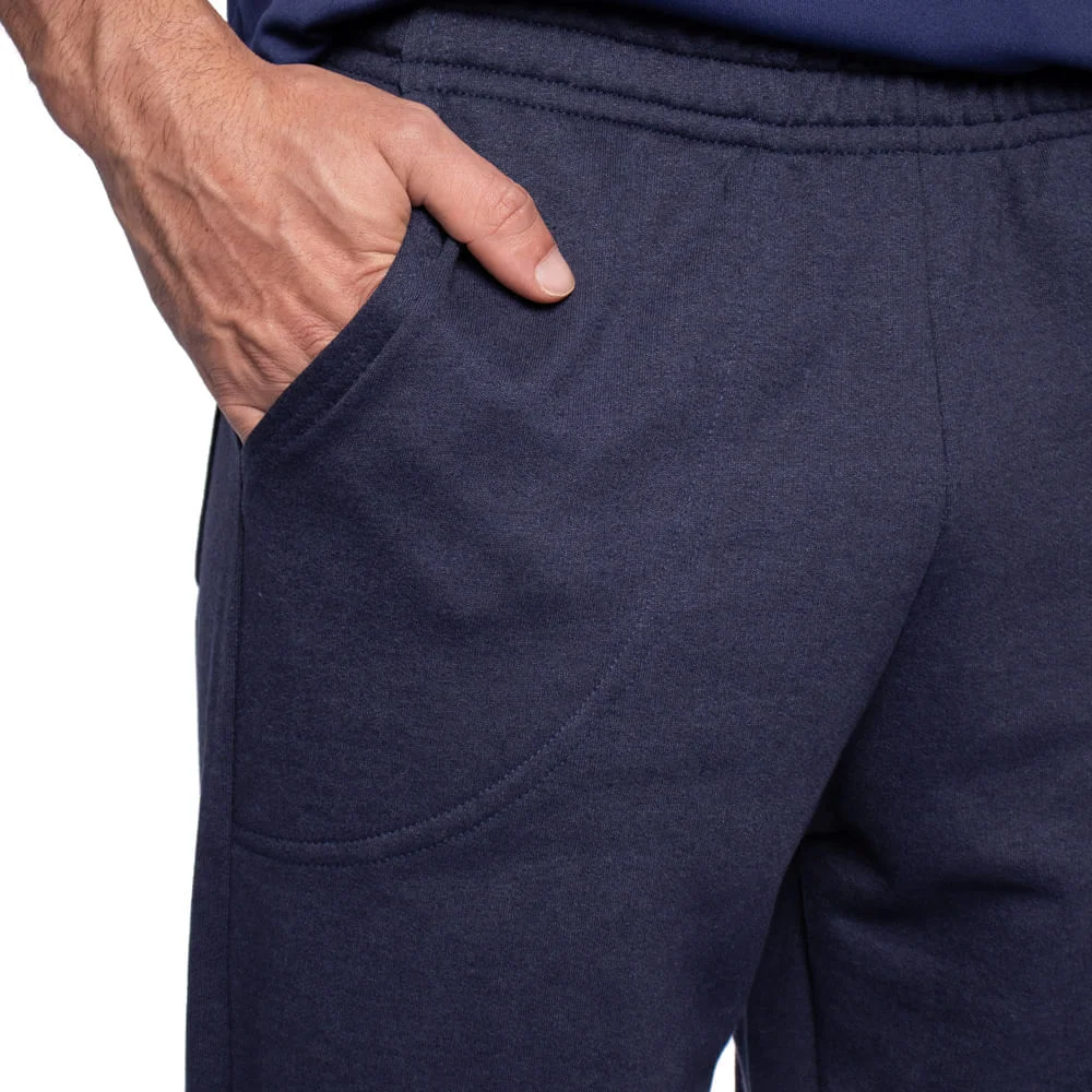Calça Masculina Desayner Moletom Básica Marinho Marinho 3