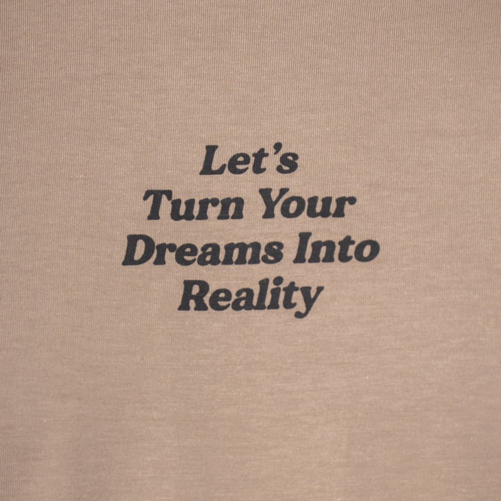 Camiseta Masculina Radical Style Lettering Marrom Claro Marrom Claro 3