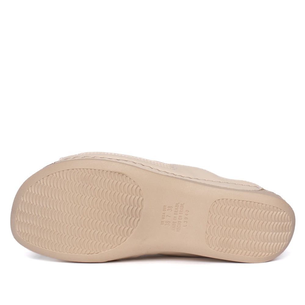 Tamanco Feminino Campesí com Enfeite Bege Bege 2