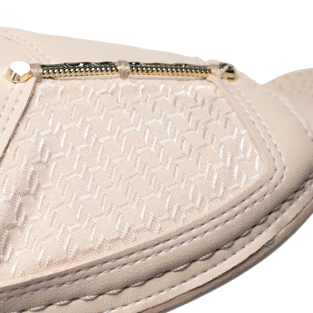 Tamanco Feminino Campesí com Enfeite Bege Bege 6