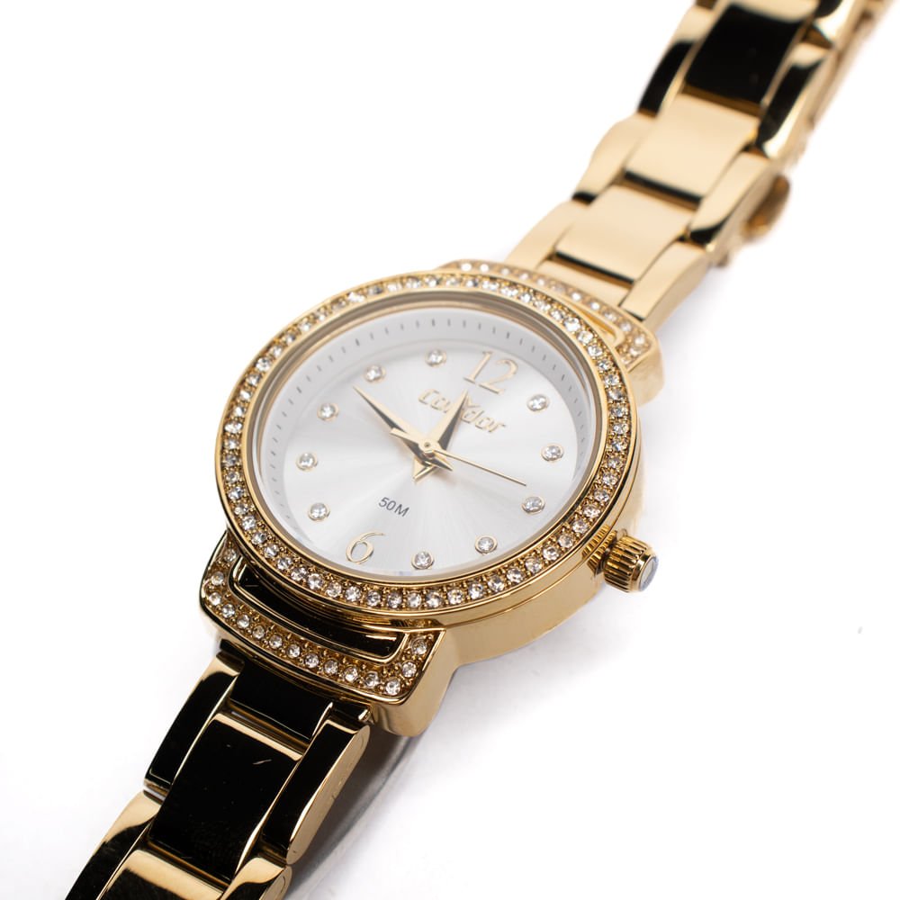 Relógio Feminino Condor Analógico CO2035NUWK Dourado Dourado 3