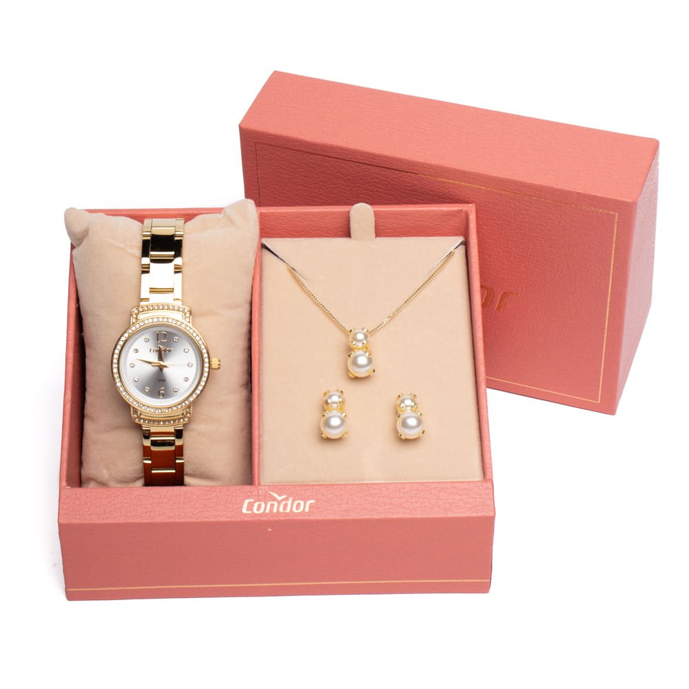 Relógio Feminino Condor Analógico CO2035NUWK Dourado Dourado 4