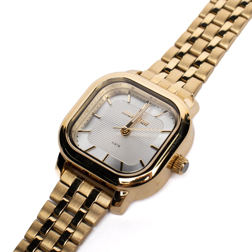 Relógio Feminino Mormaii Analógico MO2036KJ1K Dourado Dourado 2