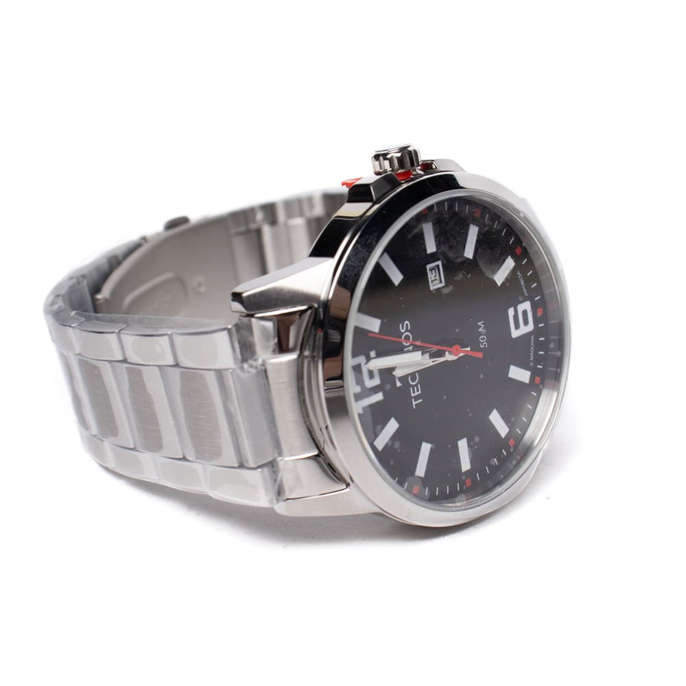 Relógio Masculino Technos Analógico 2115UP1P Prata Prata 3