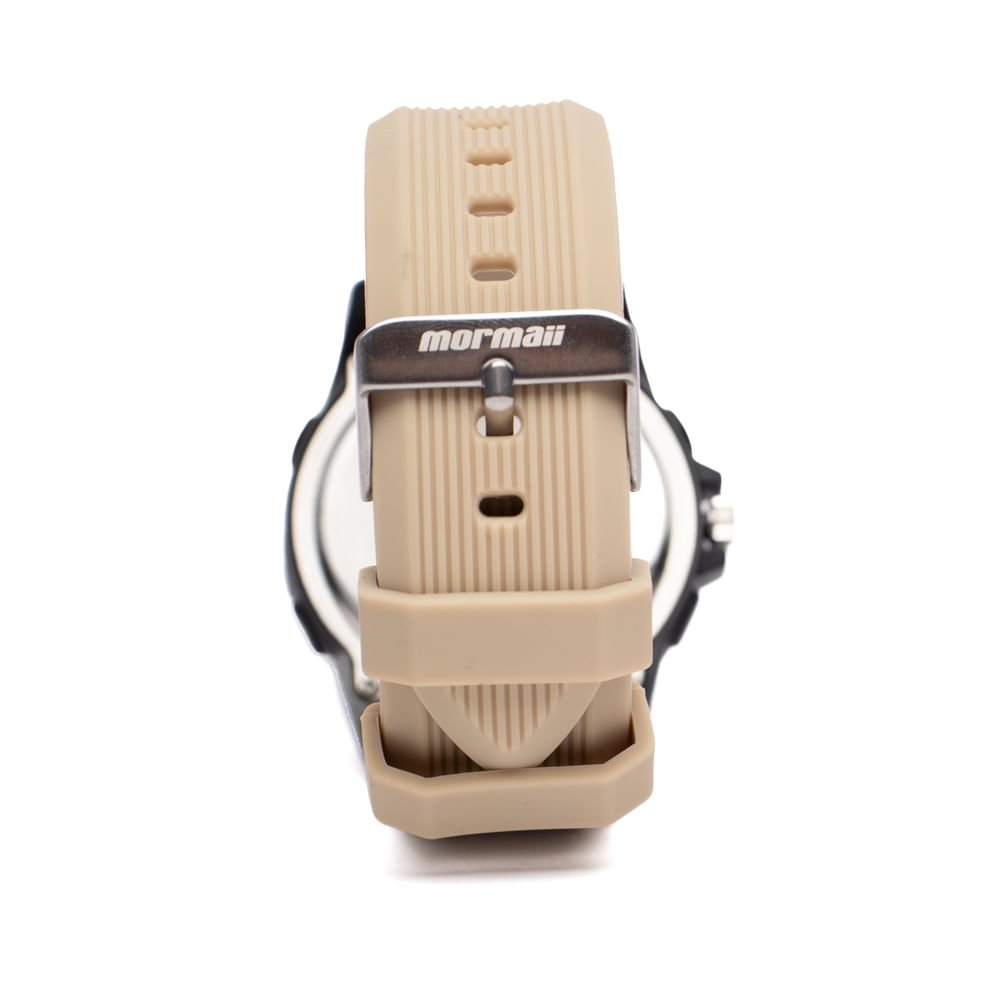 Relógio Masculino Mormaii Esportivo MOPC21JALMX Preto/Bege Preto/Bege 2