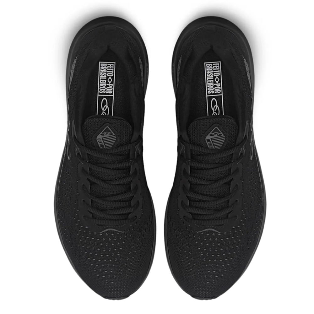 Tênis Masculino Olympikus Soma 237 Hypersox Evasense Preto Preto 4