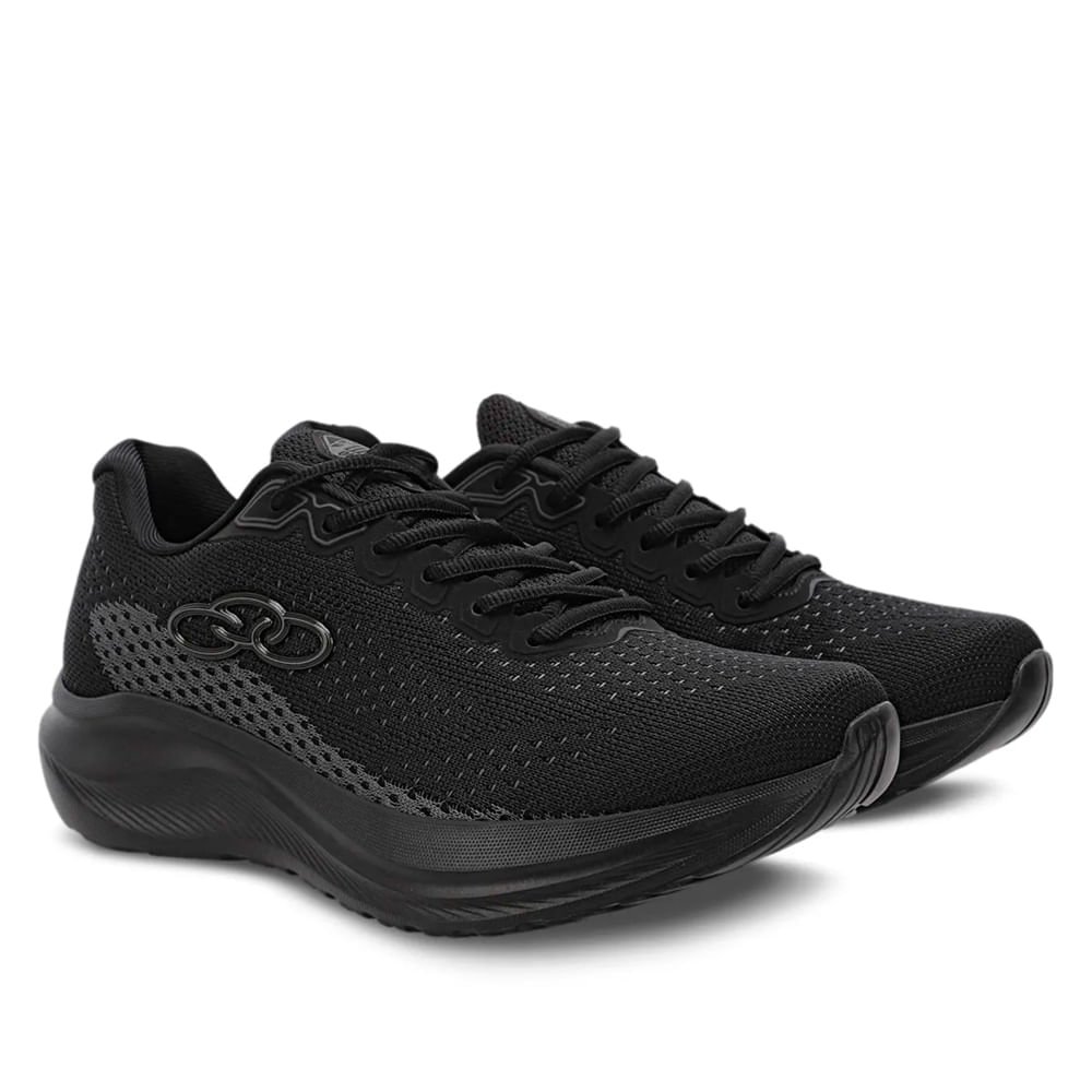 Tênis Masculino Olympikus Soma 237 Hypersox Evasense Preto Preto 3