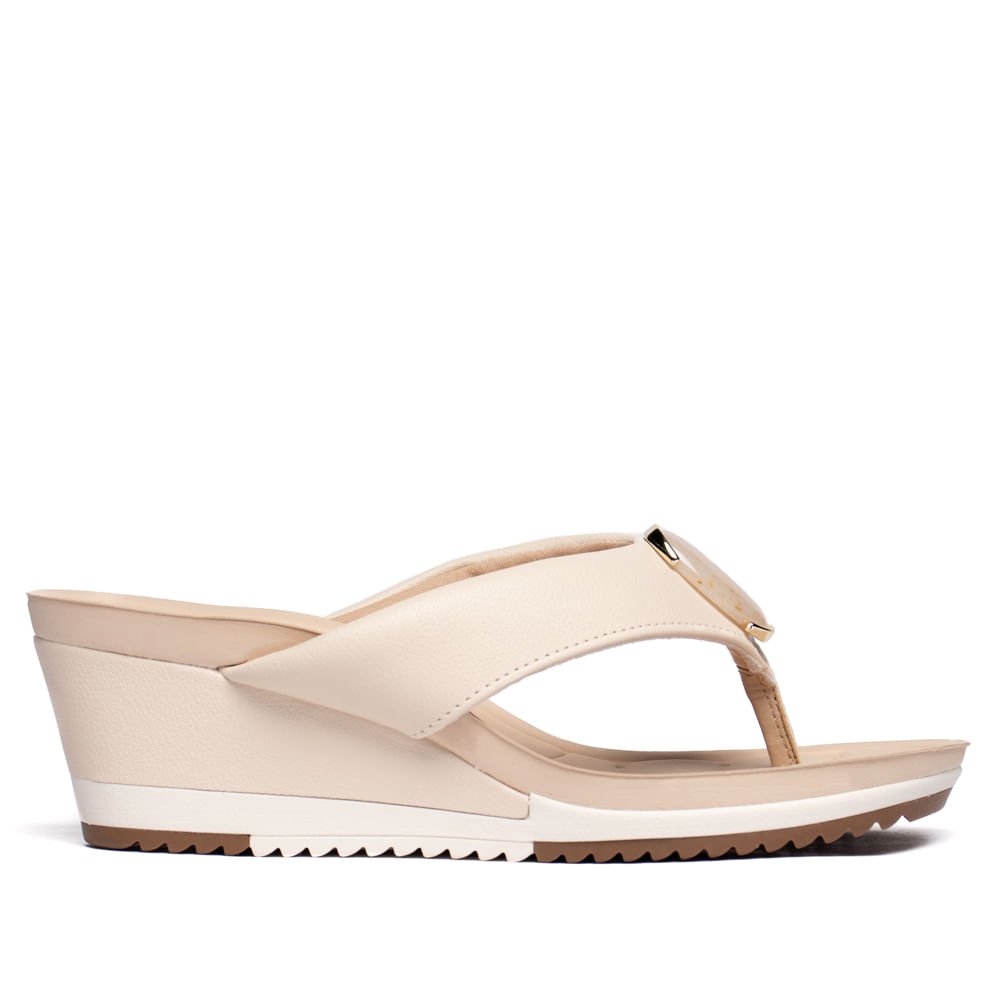 Tamanco Feminino Modare Napa Pedraria Creme
