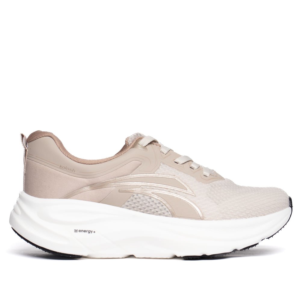 Tênis Feminino Kolosh Sprinta Esportivo Bege