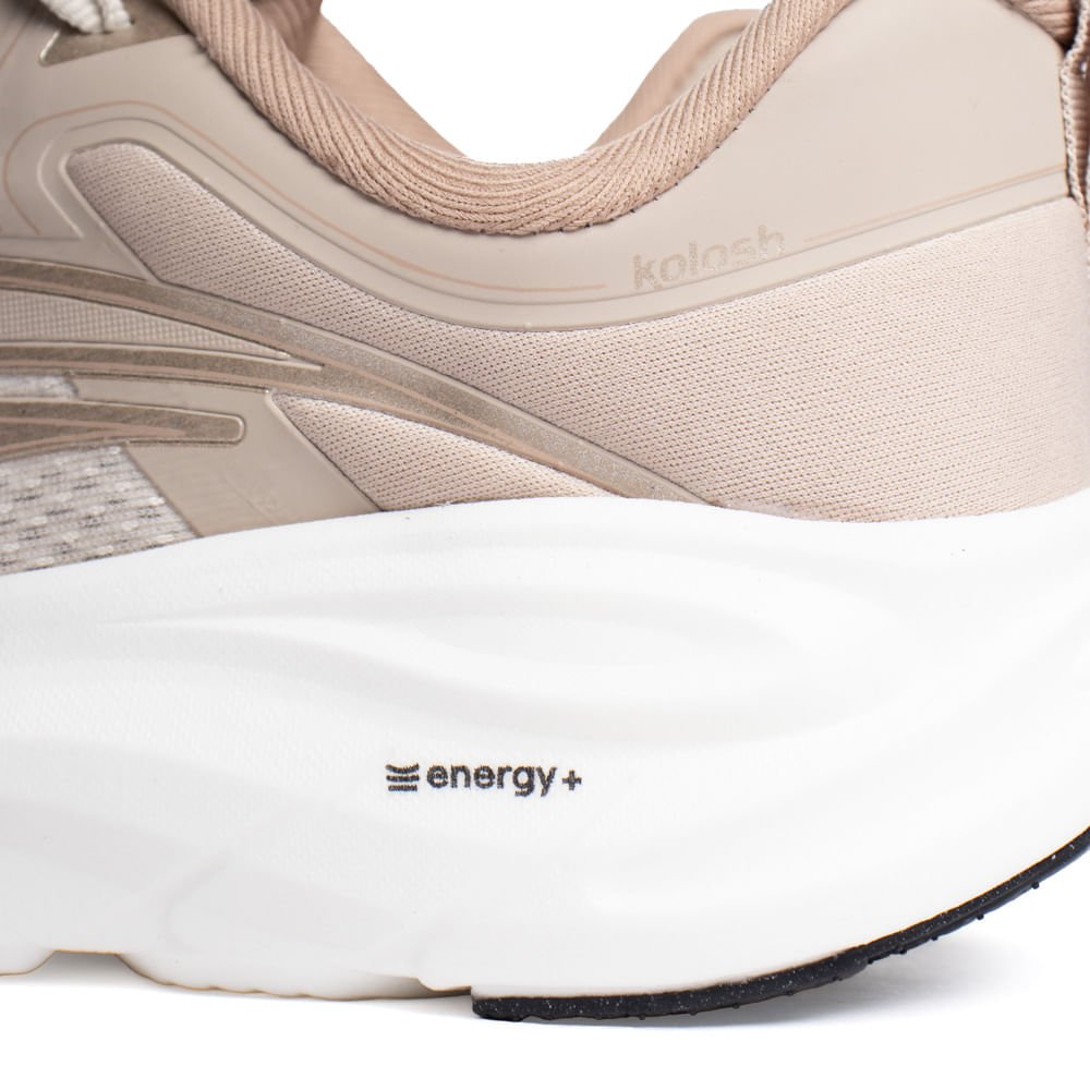 Tênis Feminino Kolosh Sprinta Esportivo Bege Bege 5
