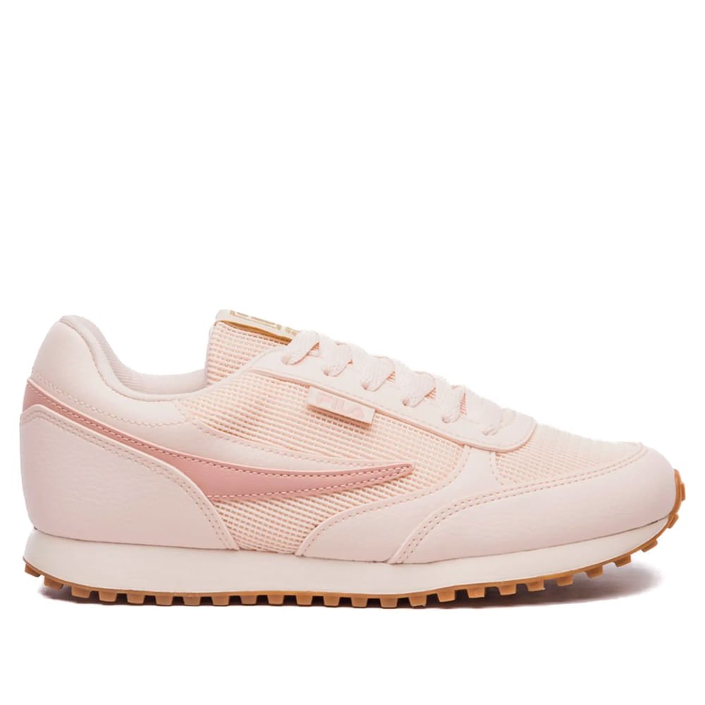 Tênis Feminino Fila Renno Classic Casual Rosé/Bege