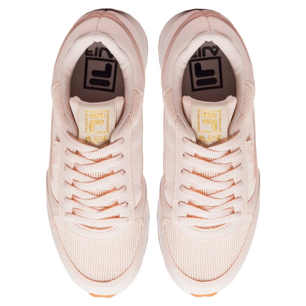 Tênis Feminino Fila Renno Classic Casual Rosé/Bege Rose 4