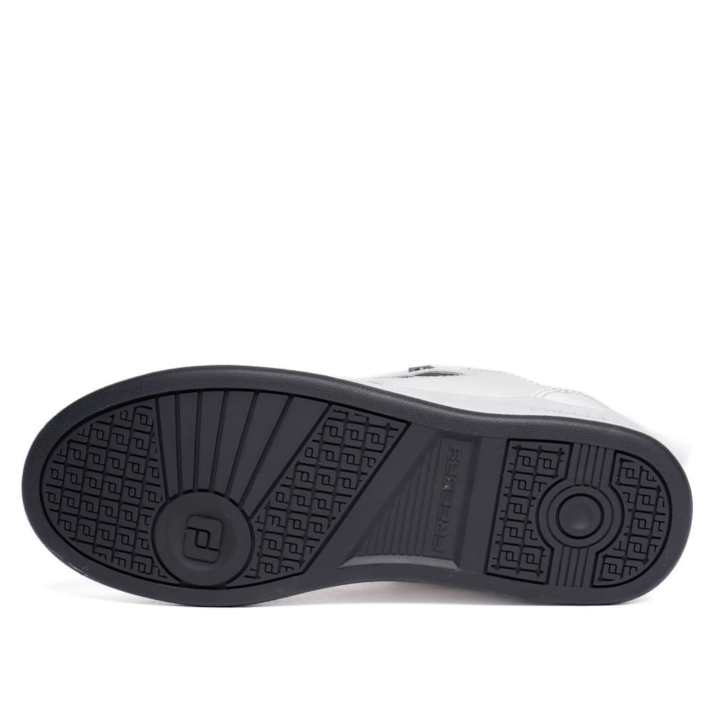 Tênis Masculino Freeday Casual Branco/Preto Branco 2