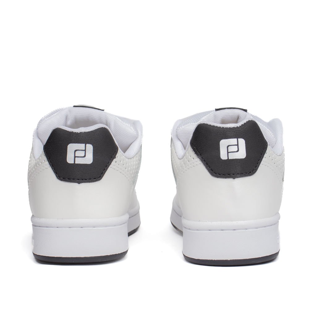 Tênis Masculino Freeday Casual Branco/Preto Branco 3