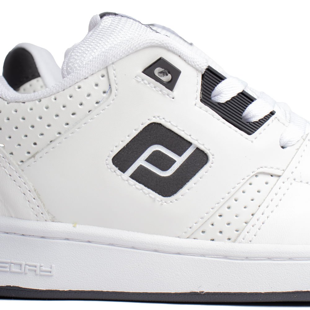 Tênis Masculino Freeday Casual Branco/Preto Branco 5