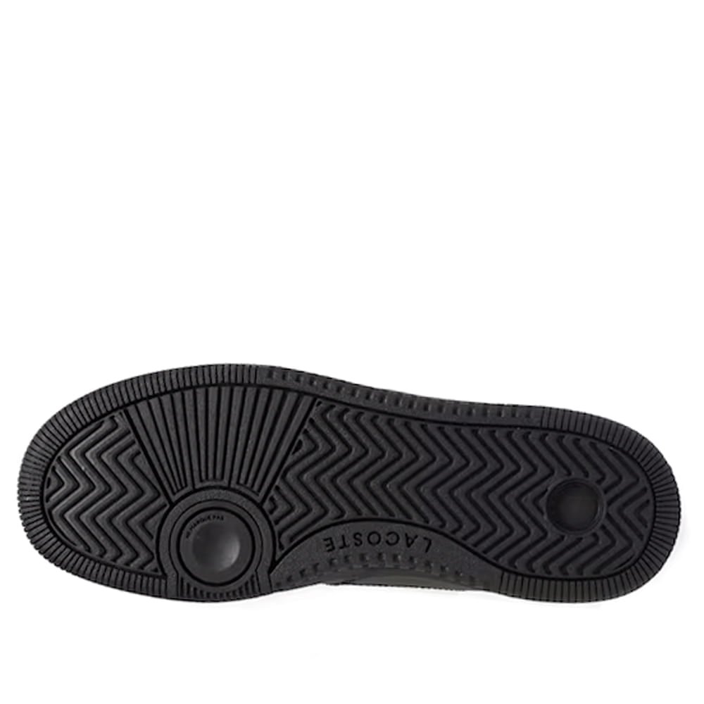 Tênis Masculino Lacoste L001 Set Couro Preto Preto 2