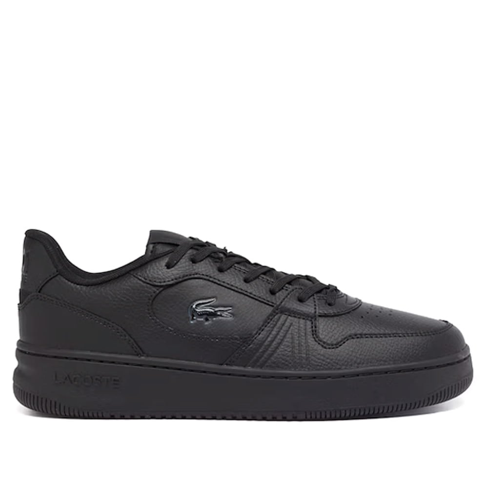 Tênis Masculino Lacoste L001 Set Couro Preto