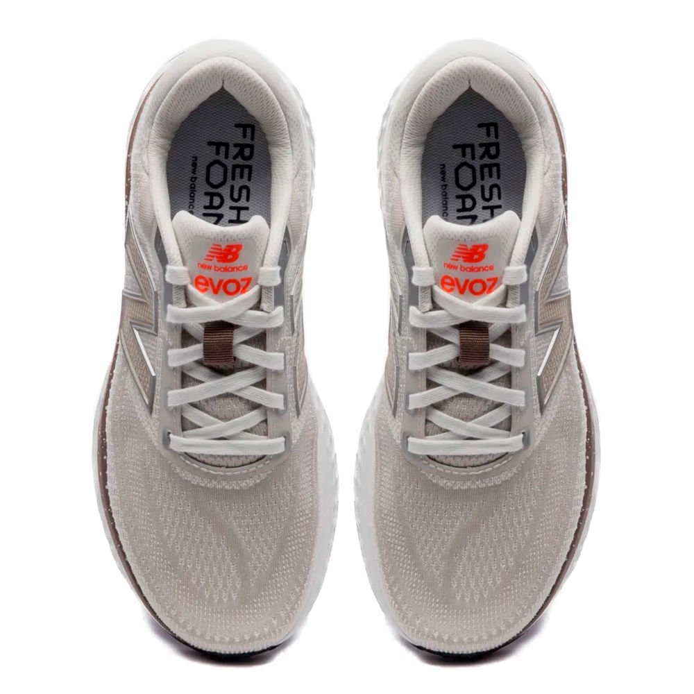 Tênis Feminino New Balance Fresh Foam X Evoz V4 Off White/Marrom Off White 4