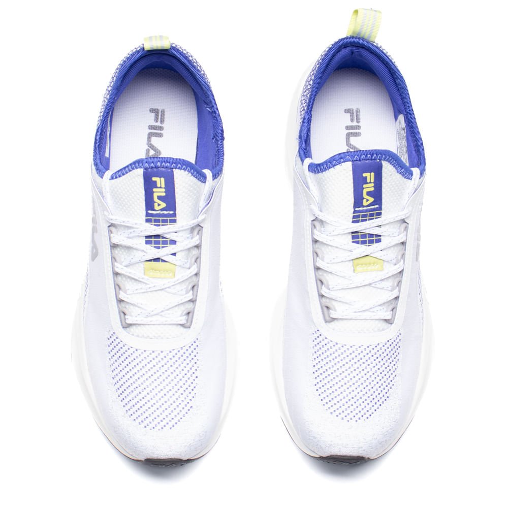 Tênis Masculino Fila Go Trainer 2 Mesh Branco/Azul Royal Branco/Azul 4