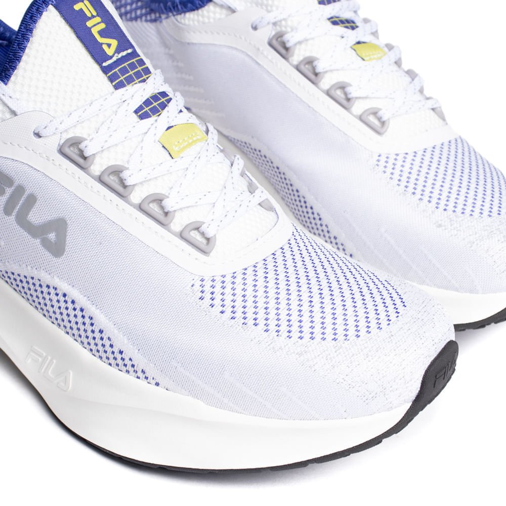 Tênis Masculino Fila Go Trainer 2 Mesh Branco/Azul Royal Branco/Azul 5
