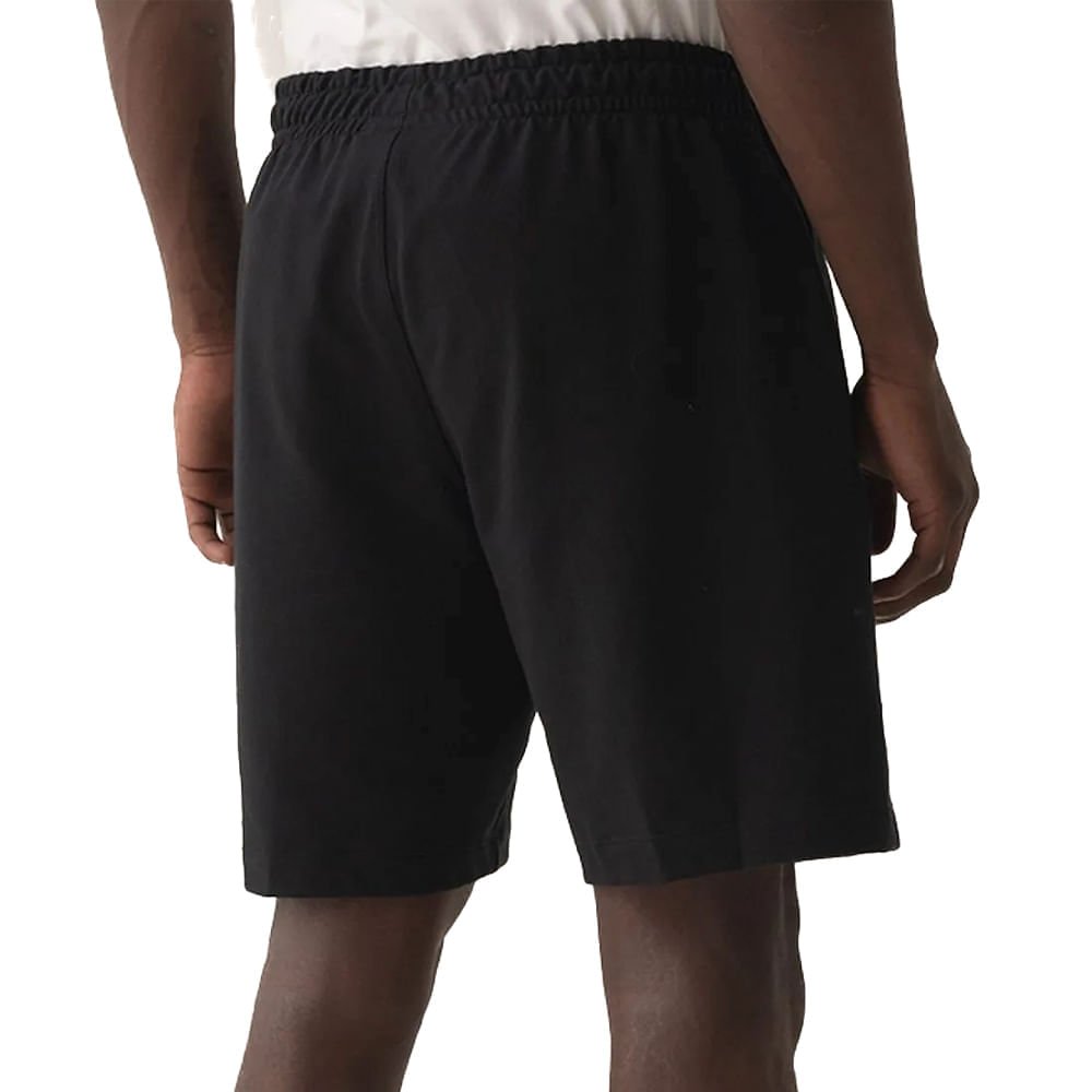 Bermuda Masculina Fila Outline Light Preto/Branco Preto 2