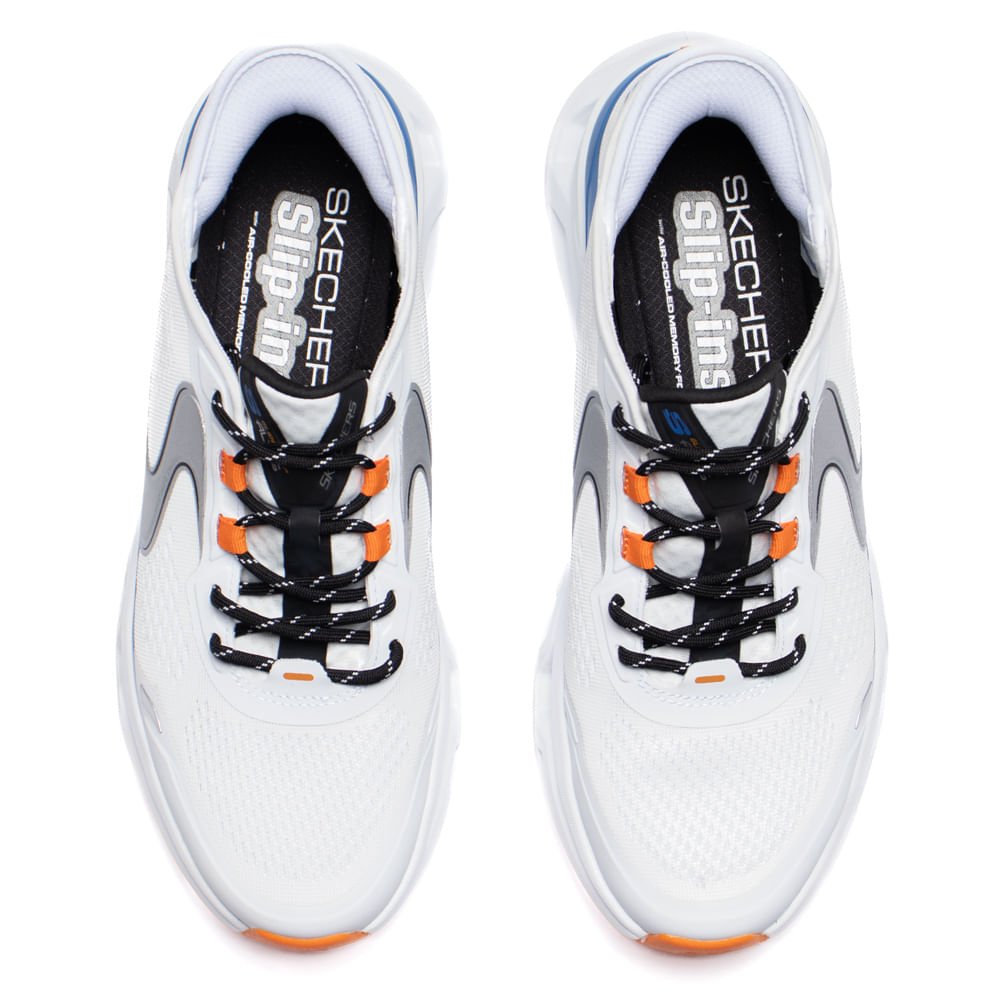 Tênis Masculino Skechers Glide Step Altus Branco/Multi Branco 4