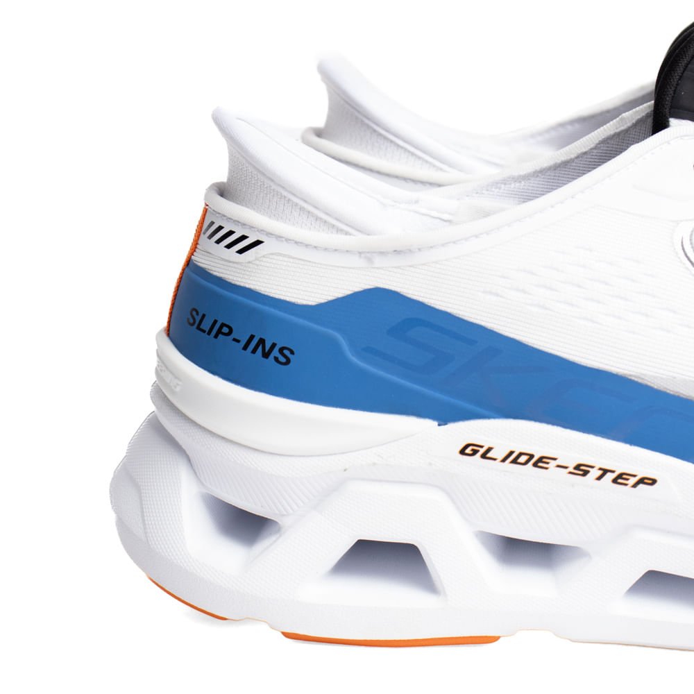 Tênis Masculino Skechers Glide Step Altus Branco/Multi Branco 6