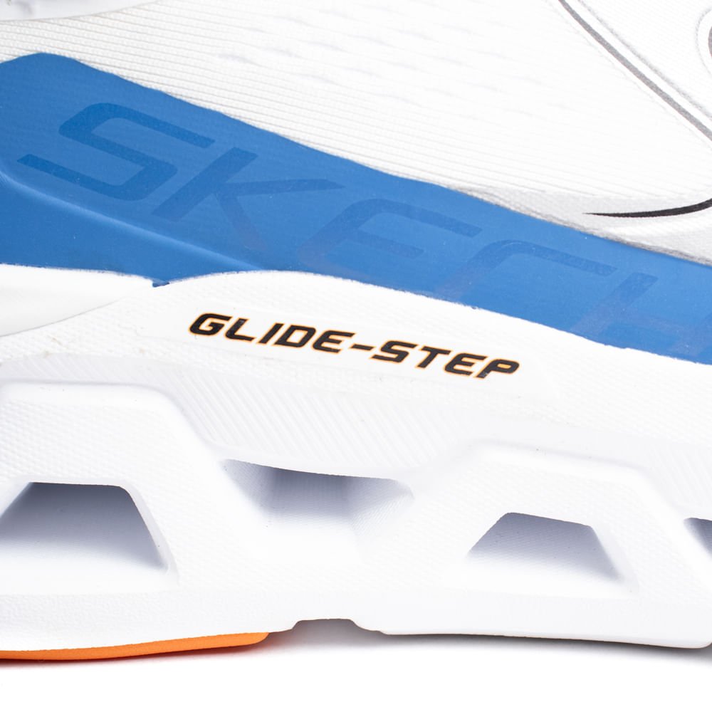 Tênis Masculino Skechers Glide Step Altus Branco/Multi Branco 7