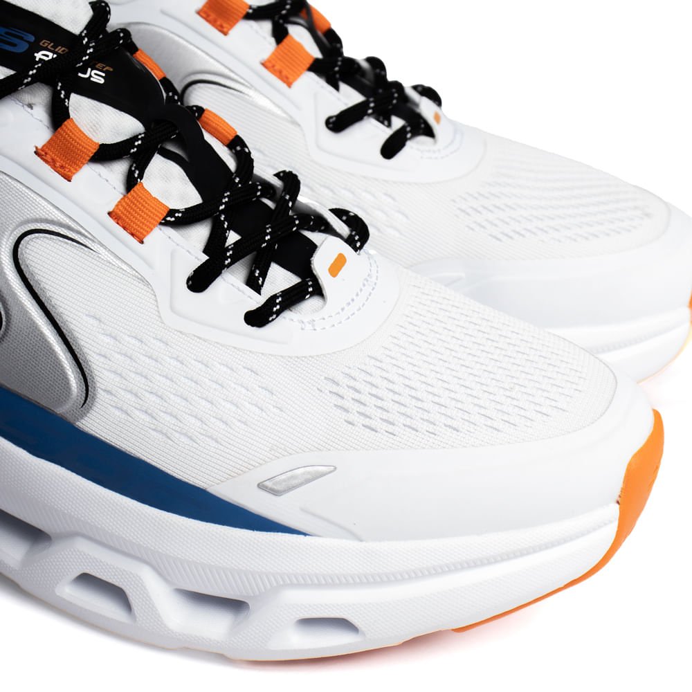 Tênis Masculino Skechers Glide Step Altus Branco/Multi Branco 5