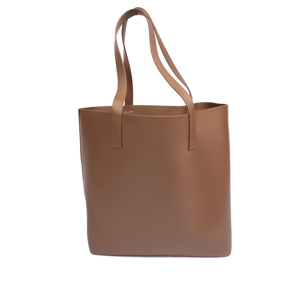 Bolsa Feminina Petite Jolie Tote Grande J-Lastic Marrom Marrom 2