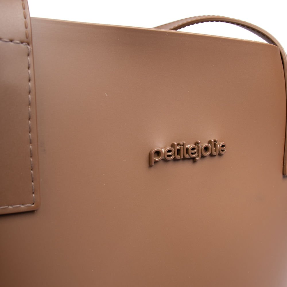 Bolsa Feminina Petite Jolie Tote Grande J-Lastic Marrom Marrom 4