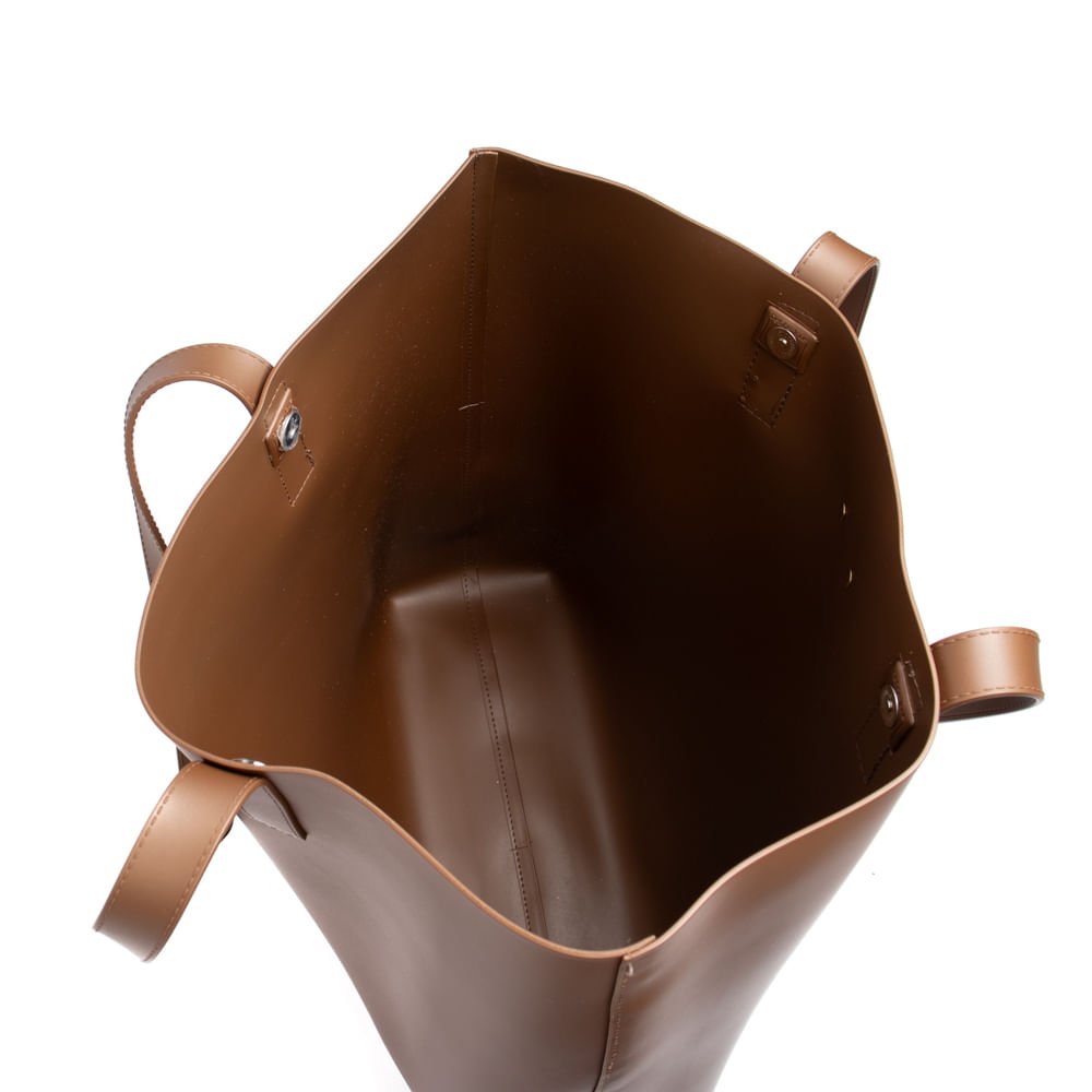 Bolsa Feminina Petite Jolie Tote Grande J-Lastic Marrom Marrom 5