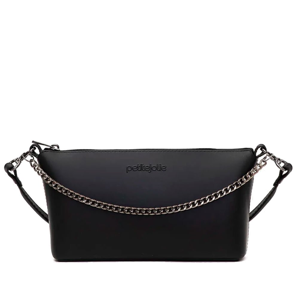 Bolsa Feminina Petite Jolie Pequena Transversal Preto