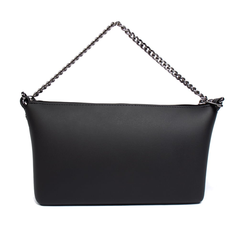Bolsa Feminina Petite Jolie Pequena Transversal Preto Preto 2