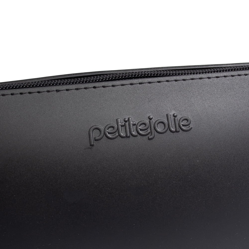 Bolsa Feminina Petite Jolie Pequena Transversal Preto Preto 4