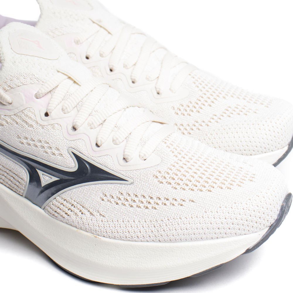 Tênis Feminino Mizuno Glow 3 Knit Off White/Multi Off White 5