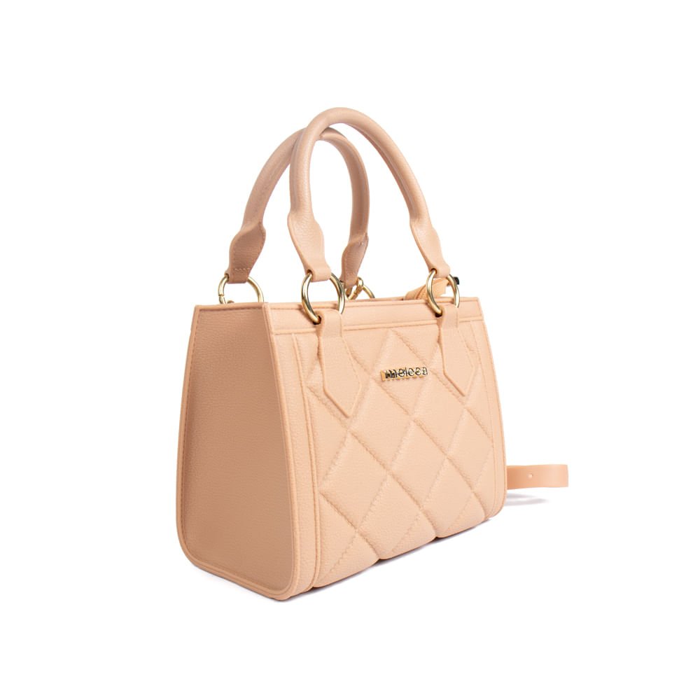 Bolsa Feminina Moleca Tiracolo Pequena Nude Nude 3
