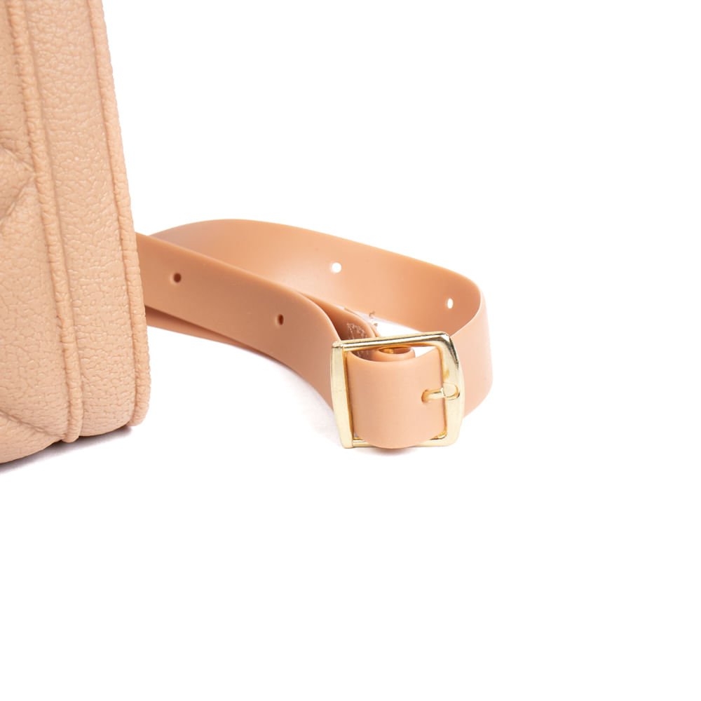 Bolsa Feminina Moleca Tiracolo Pequena Nude Nude 4