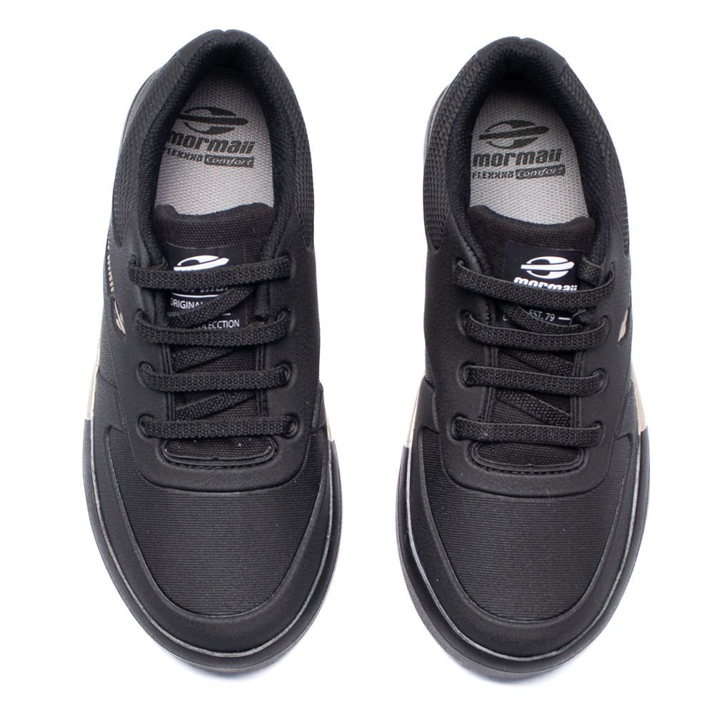 Tênis Infantil Mormaii Urban Smash Jr Preto/Bege Preto 4