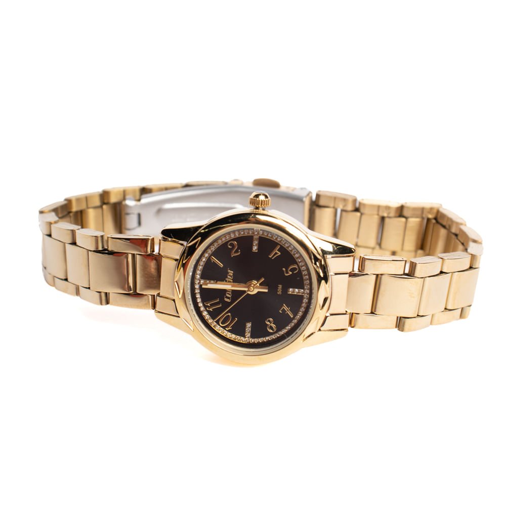 Relógio Feminino Condor CO2035NIO/K4P Kit Dourado Dourado 3