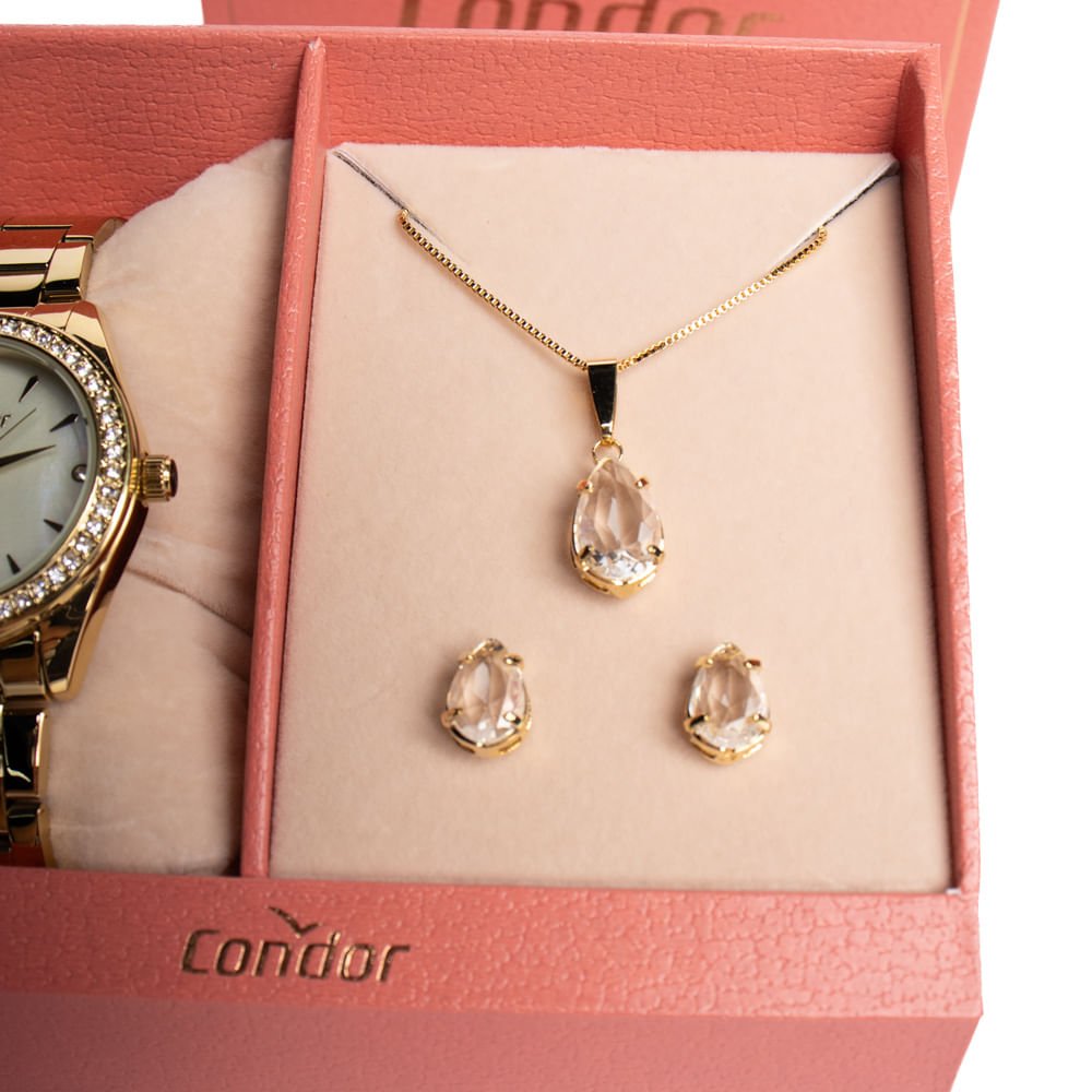 Relógio Feminino Condor CO2036MYW/K4X Kit Dourado Dourado 5
