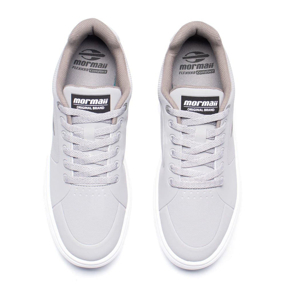 Tênis Masculino Mormaii Urban Cyclone Cinza/Branco Cinza 4