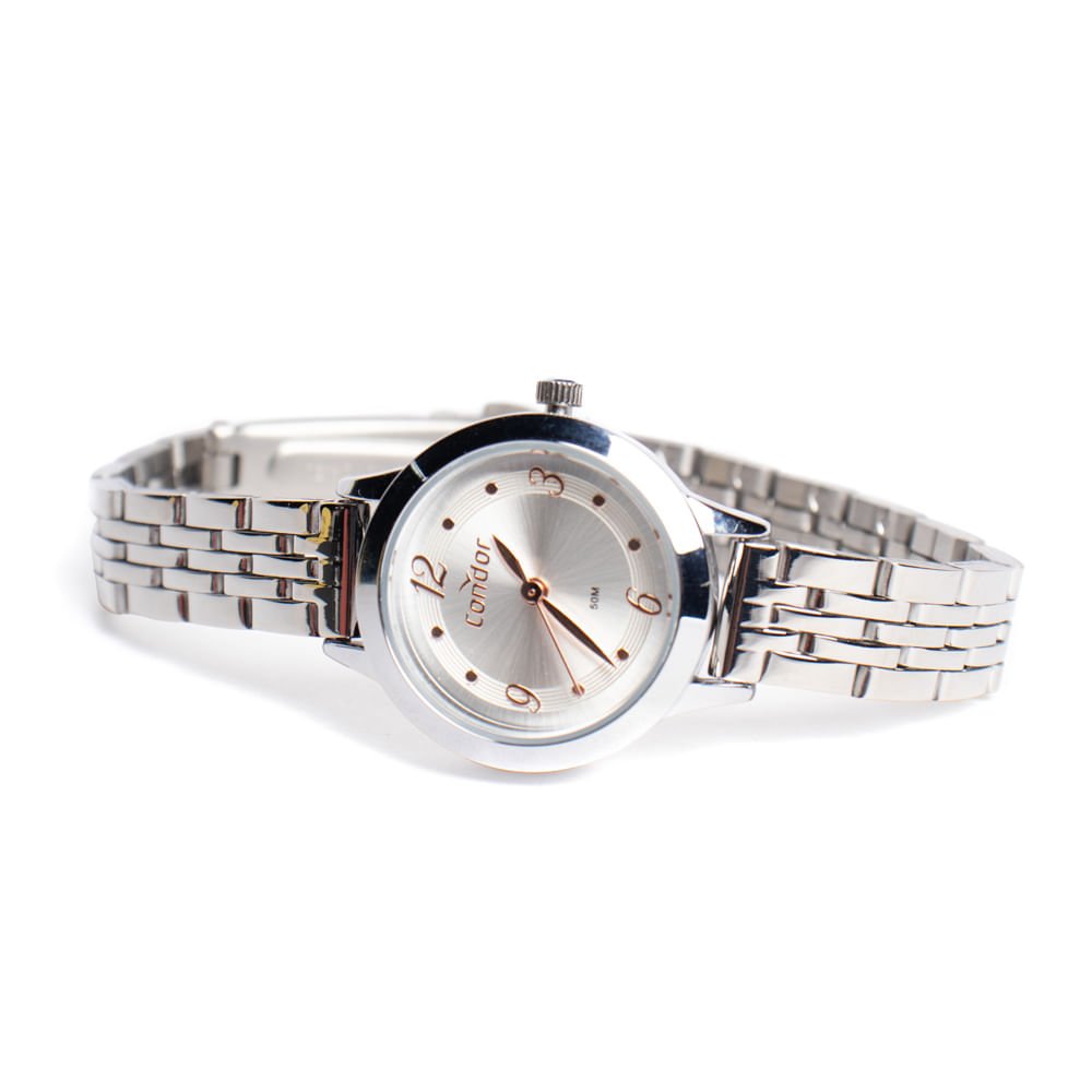 Relógio Feminino Condor CO2035NJK/K4K Kit Prata Prata 3
