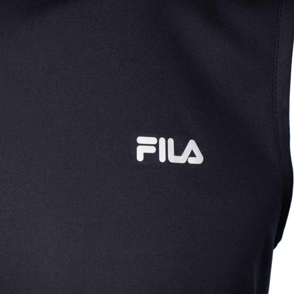 Regata Masculina Fila Basic Sports II UV Preto/Prata Preto 3