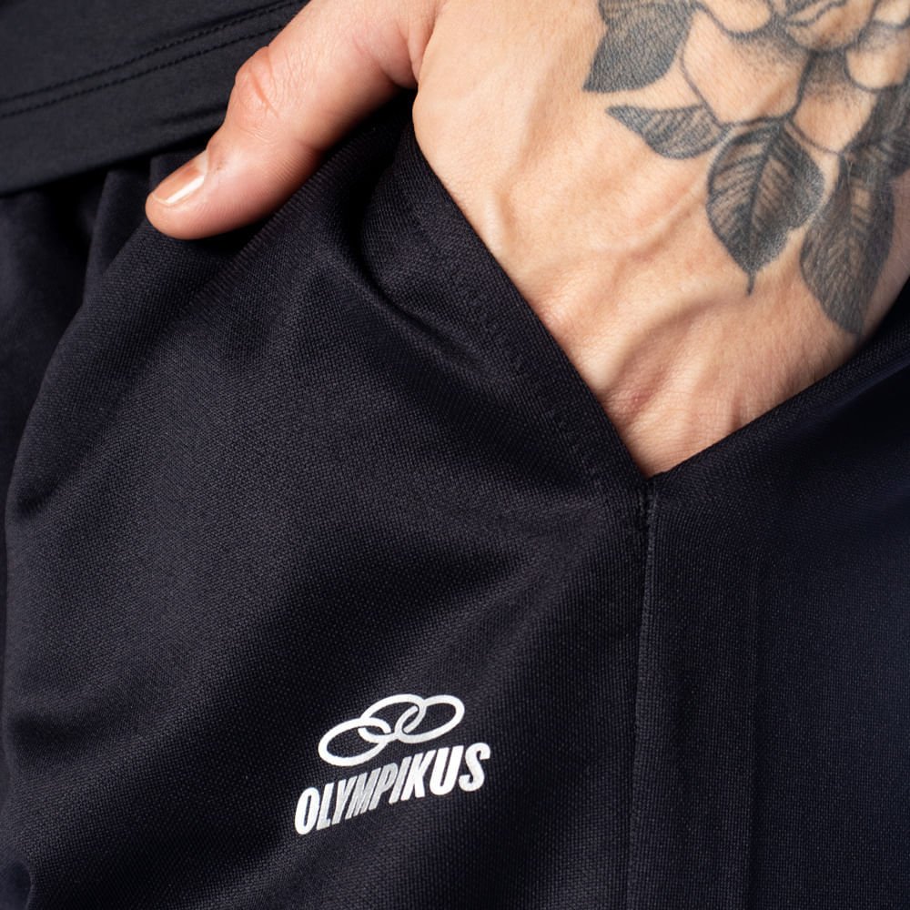 Calça Masculina Olympikus Fit Dry Action Jogger Preto Preto 3