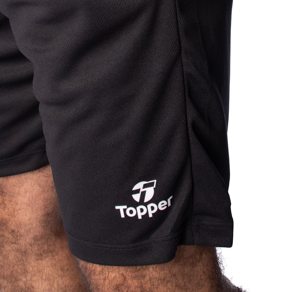 Bermuda Masculina Topper Hive II Preto Preto 3