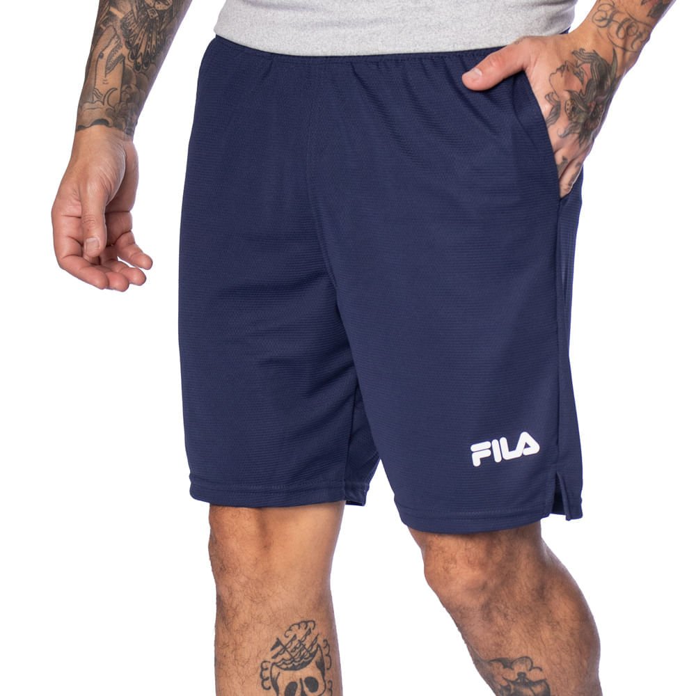 Bermuda Masculina Fila Sports Logo Marinho