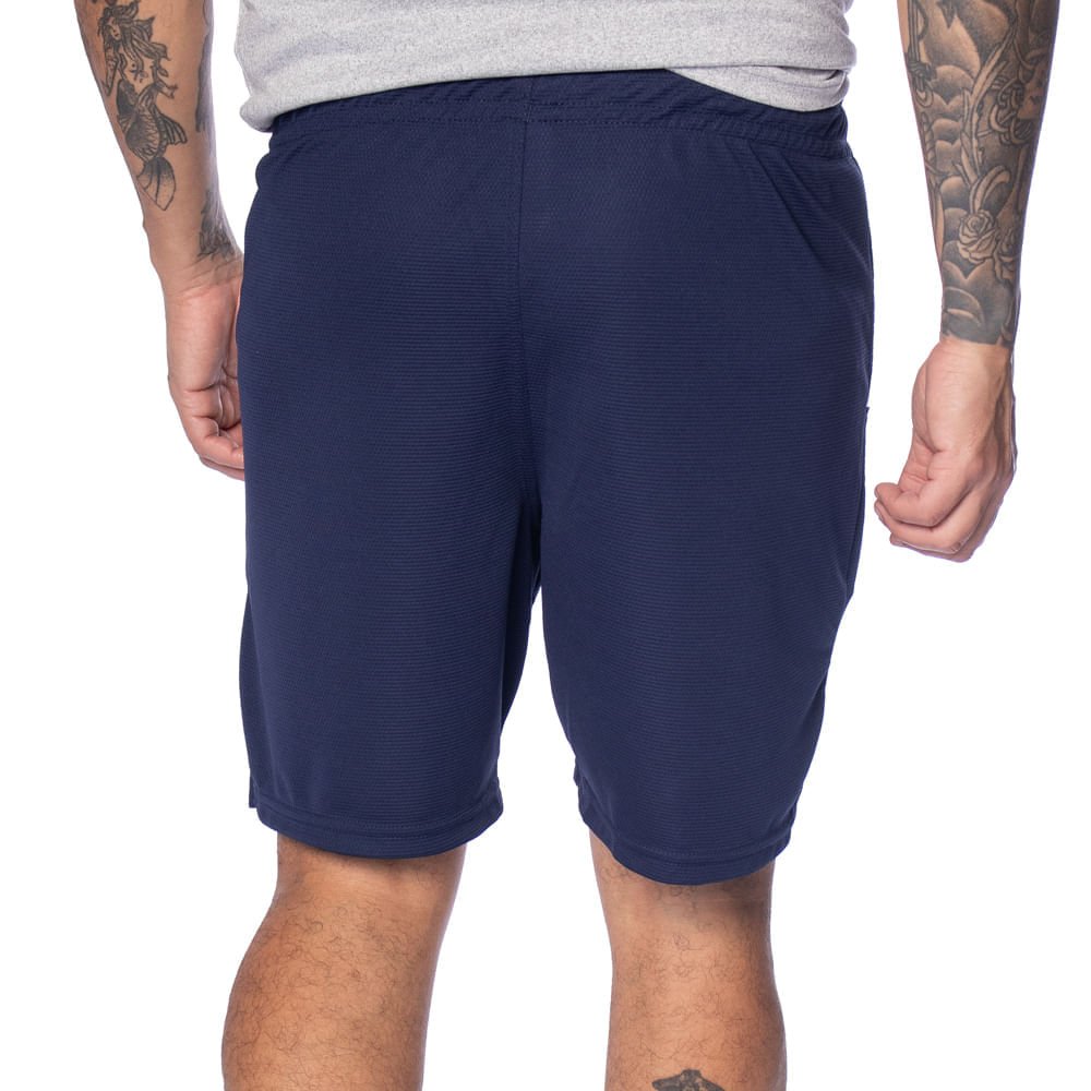 Bermuda Masculina Fila Sports Logo Marinho Azul Marinho 2