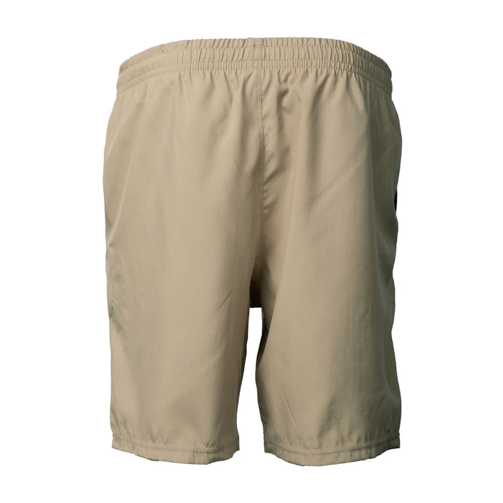 Bermuda Masculina Fila Train Cós Ajustável Areia/Preto Areia 2