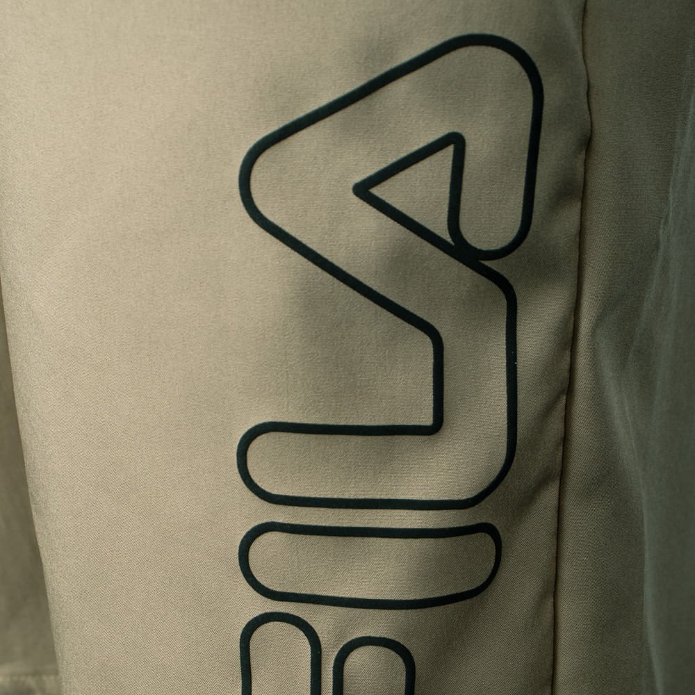 Bermuda Masculina Fila Train Cós Ajustável Areia/Preto Areia 3